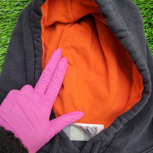 Oklahoma State Cowboys Hoodie Large 25x25 Boxy Faded-Black - Picture 3 of 14